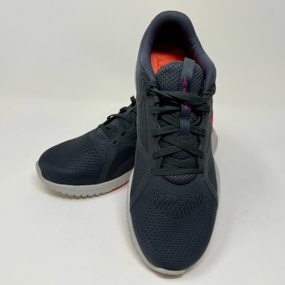 Reebok Flexagon Force 2.0 Training Shoes Womens 8 1/2 Gray Pink I.10.2 Comfy - Picture 8 of 13